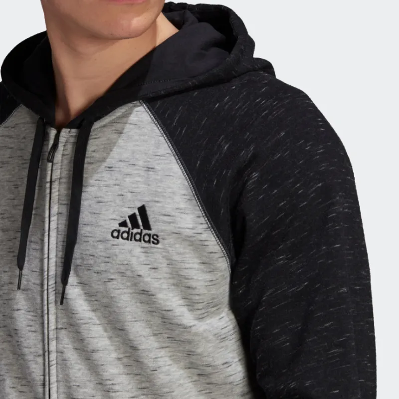 Adidas Free Shipping With AdiClub Essentials Mélange Small Logo Hoodie-3