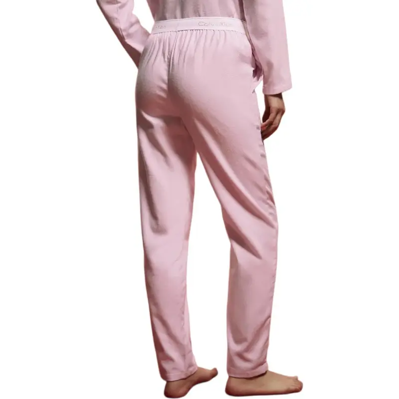 CALVIN KLEIN Pajama Pants Women's Velour Pink-4