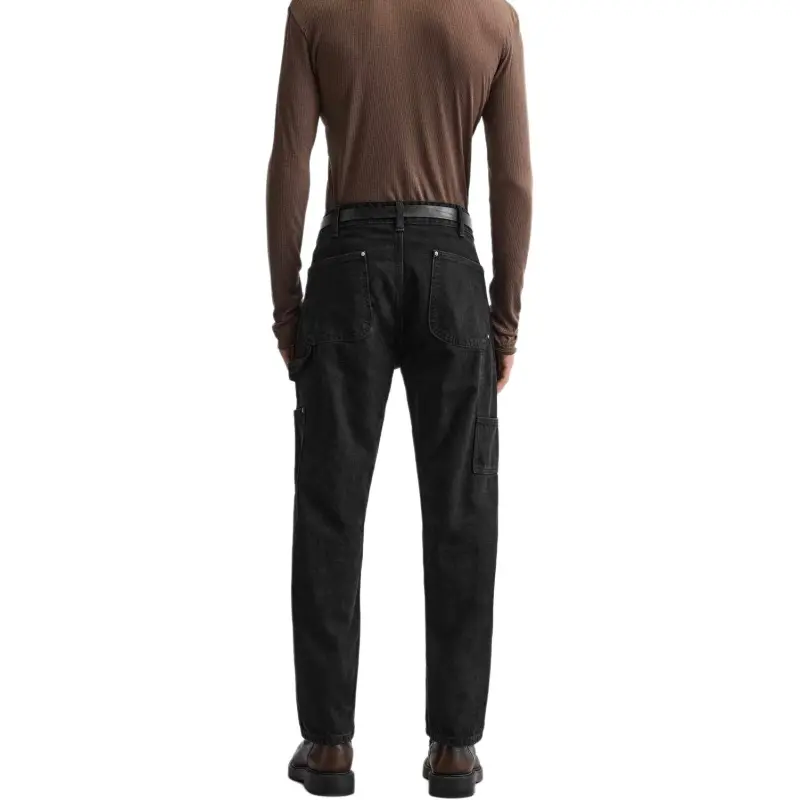 ZARA Jeans Men Black-3