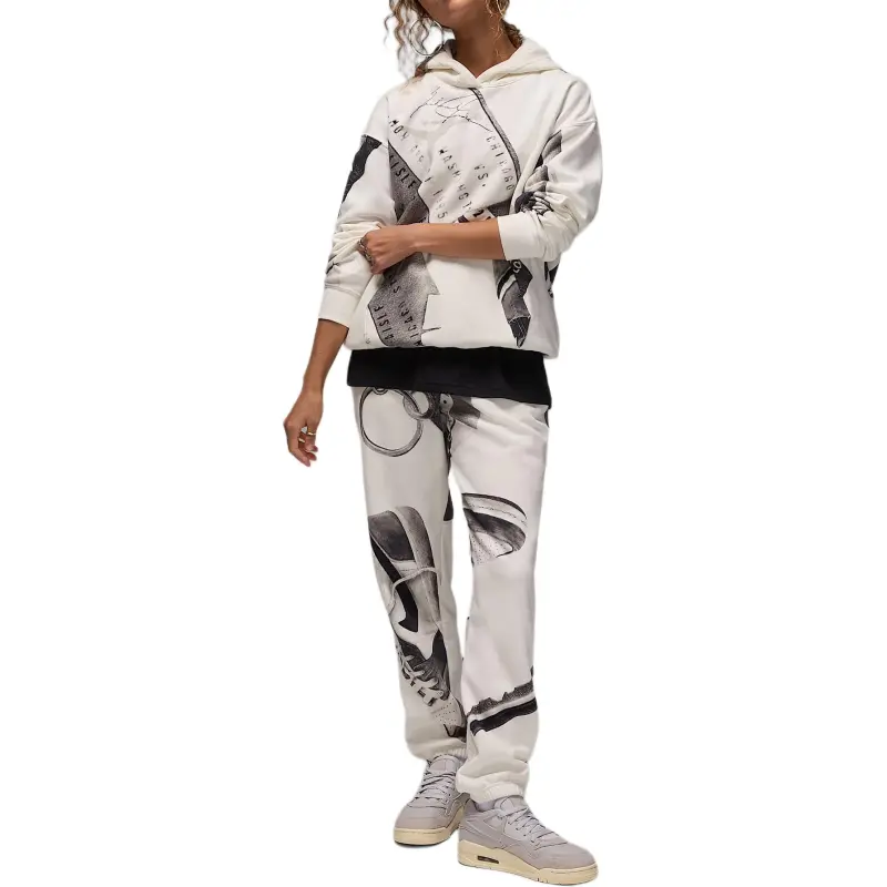 JORDAN Brooklyn Fleece Women's Printed Pullover Hoodie-2