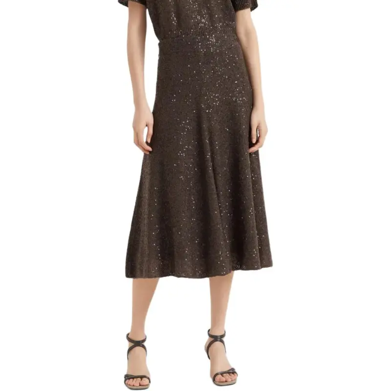 Brunello Cucinelli Sequinned Skirt-2