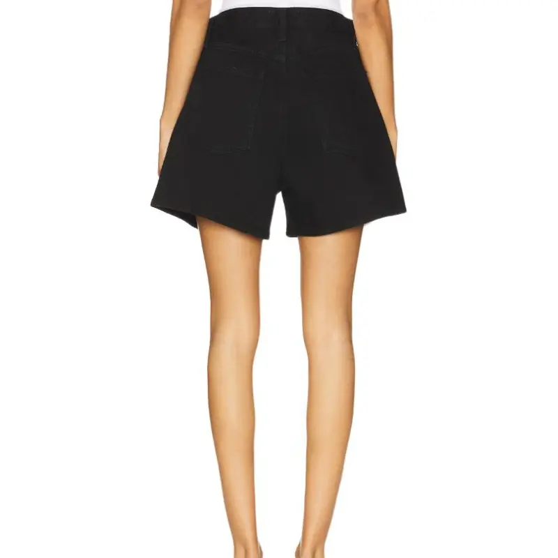 AGOLDE Denim Shorts Women's Black-1