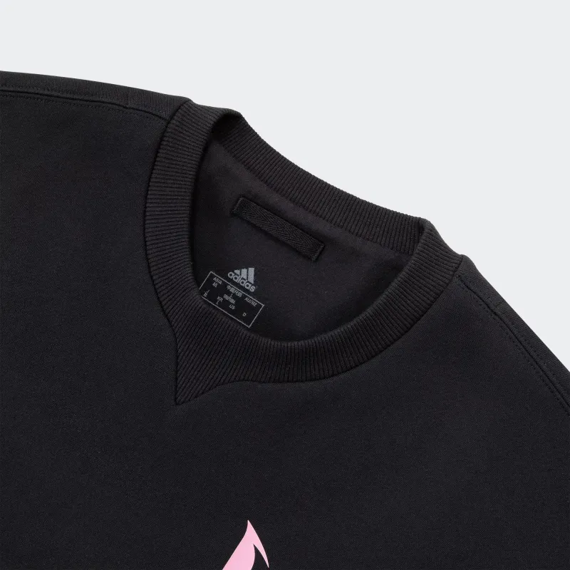 Adidas Messi Crew Swt Sweatshirt Men's Black-2