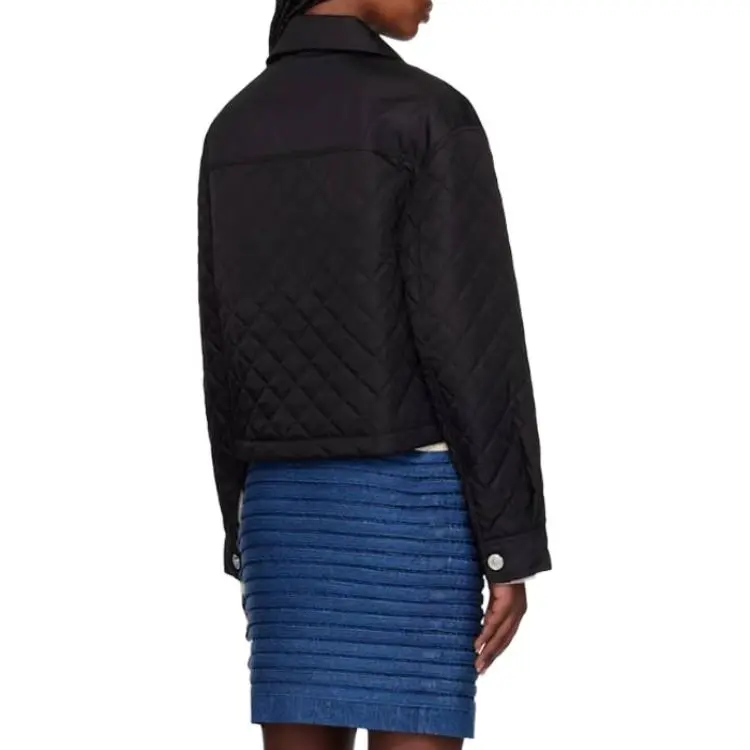 VERSACE COLLECTION Quilted Zipped Puffer Jacket-4