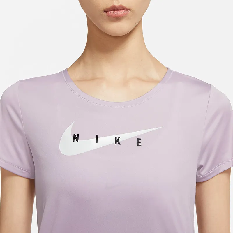 Nike T Shirts Women's Light Purple-3