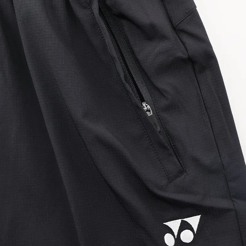 YONEX Training Series Knitted Sports Pants Men's Black-4
