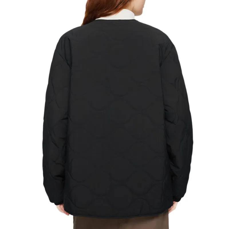 Skechers WOVEN COTTON Jackets Coats Unisex Carbon Black-3