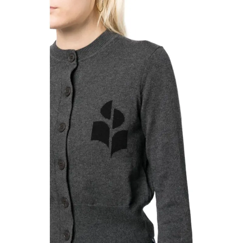 ISABEL MARANT ETOILE Newton Button-Up Cardigan-4