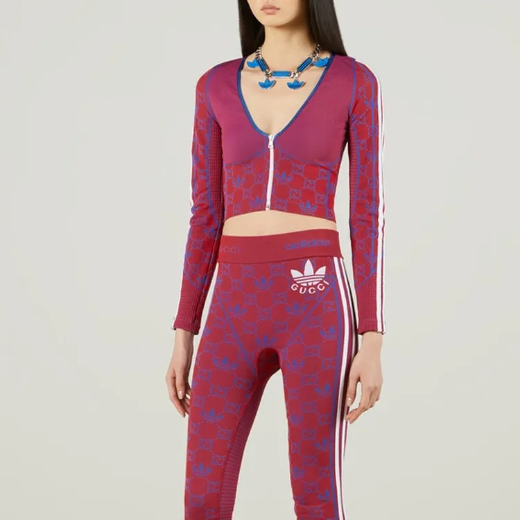 GUCCI x Adidas Originals Sweatshirt Women's Red-1