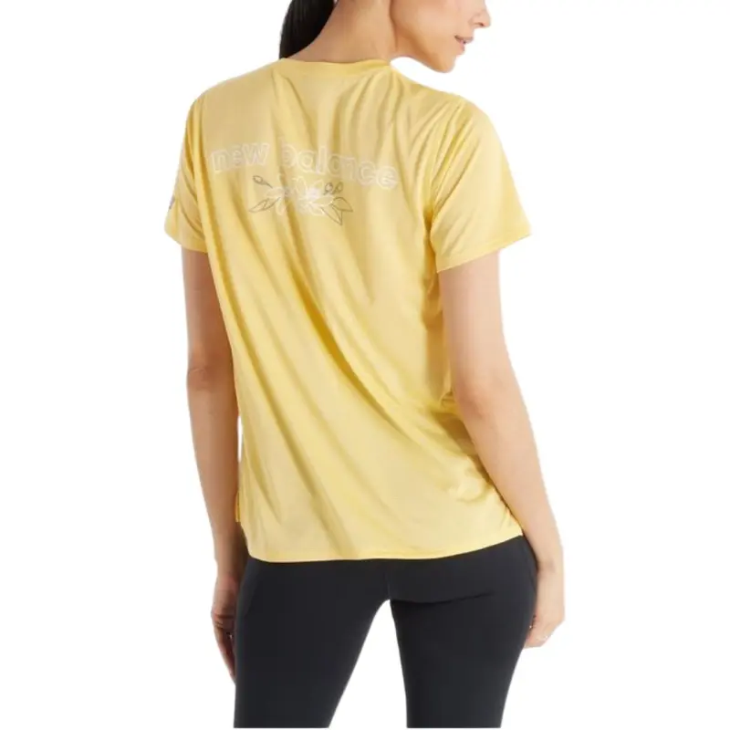 New Balance Regular T Shirt Women's Yellow-1