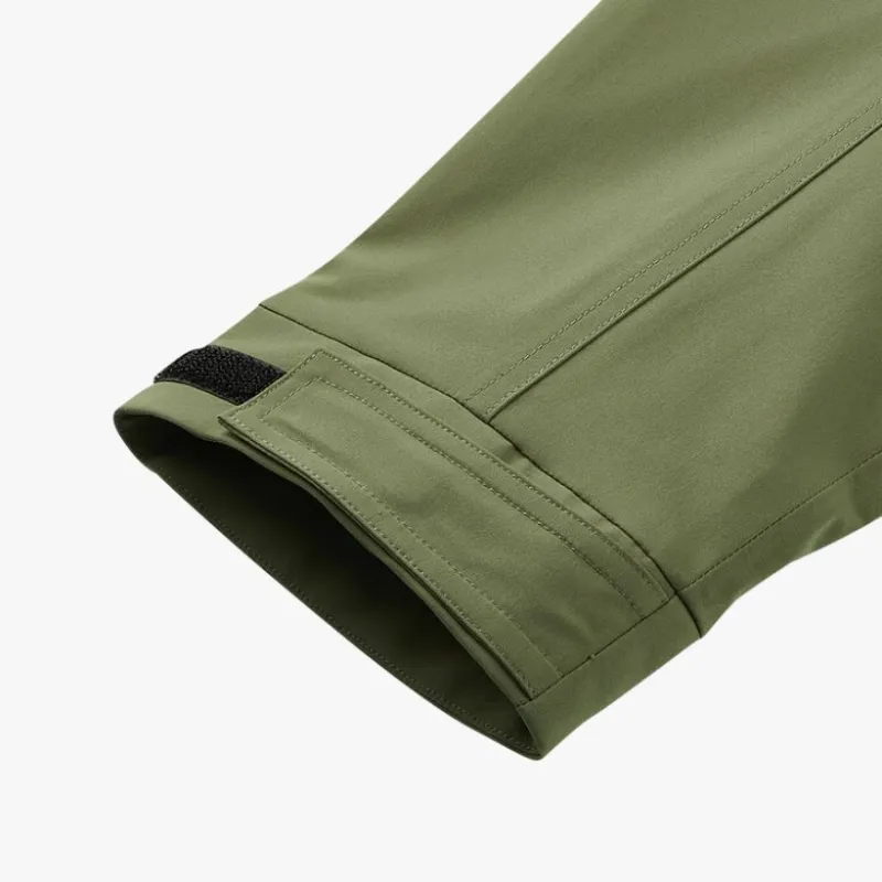 Skechers Hiking Waterproof And Windproof To Keep Warm Windbreaker Jacket Men's Khaki Green-6