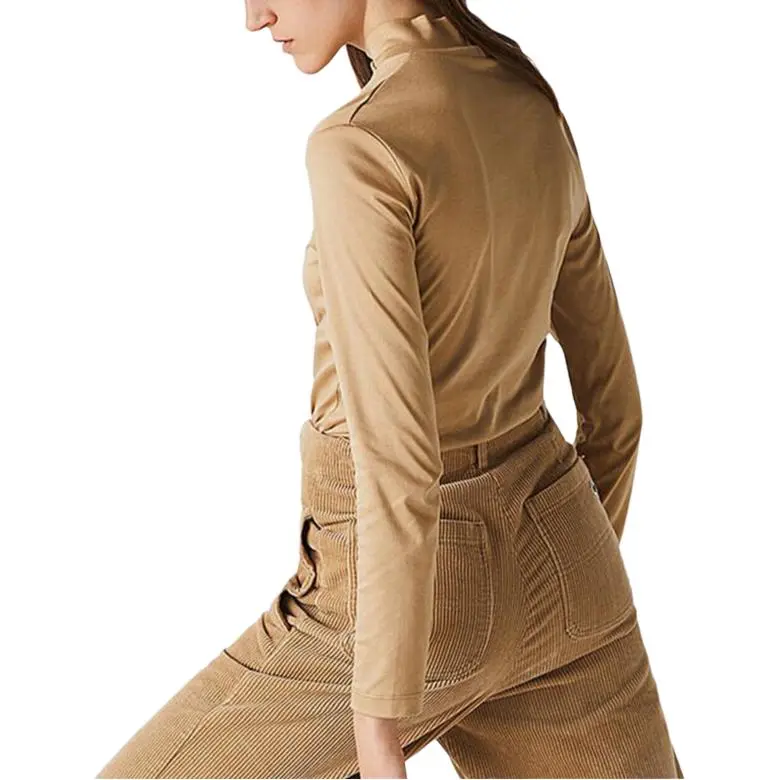 LACOSTE T-Shirts Women's Khaki-2
