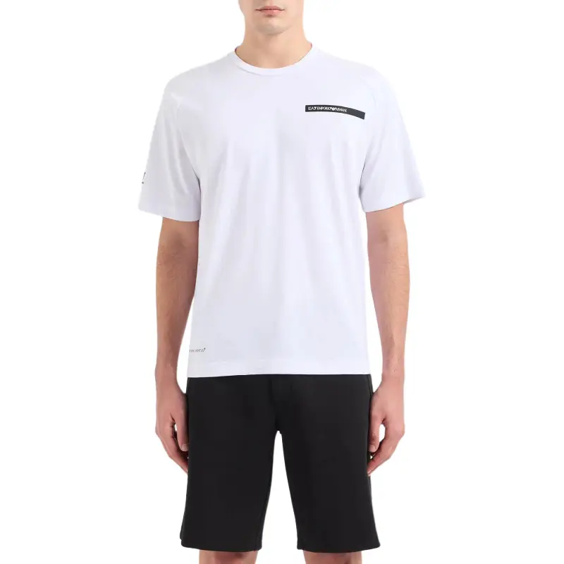 EMPORIO ARMANI EA7 SS24 T Shirt Men's White-2