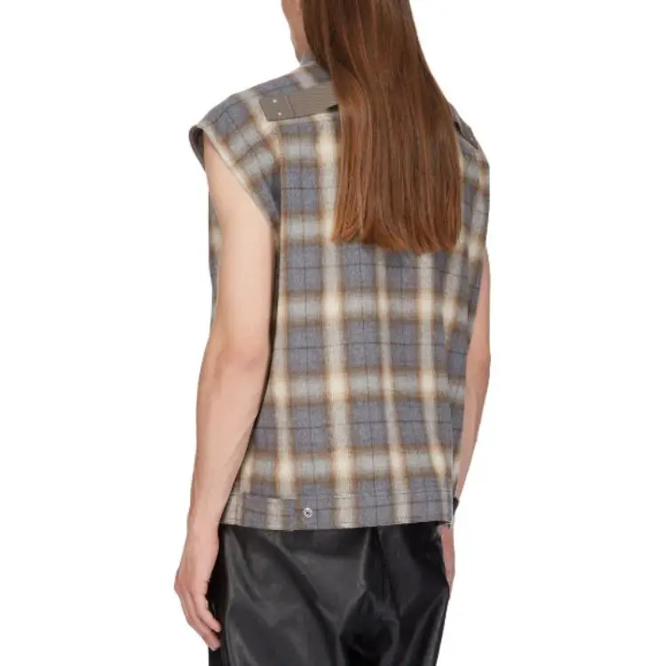 RICK OWENS Hollywood Sleeveless Jumbo Outershirt-2