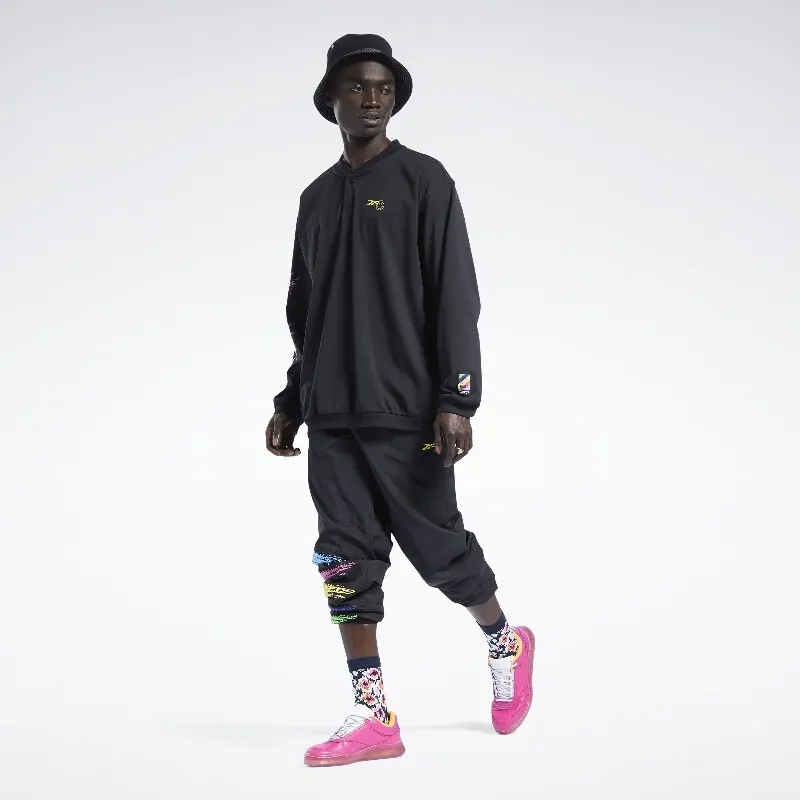 Smiley X Reebok Sweatshirts Unisex Black-3
