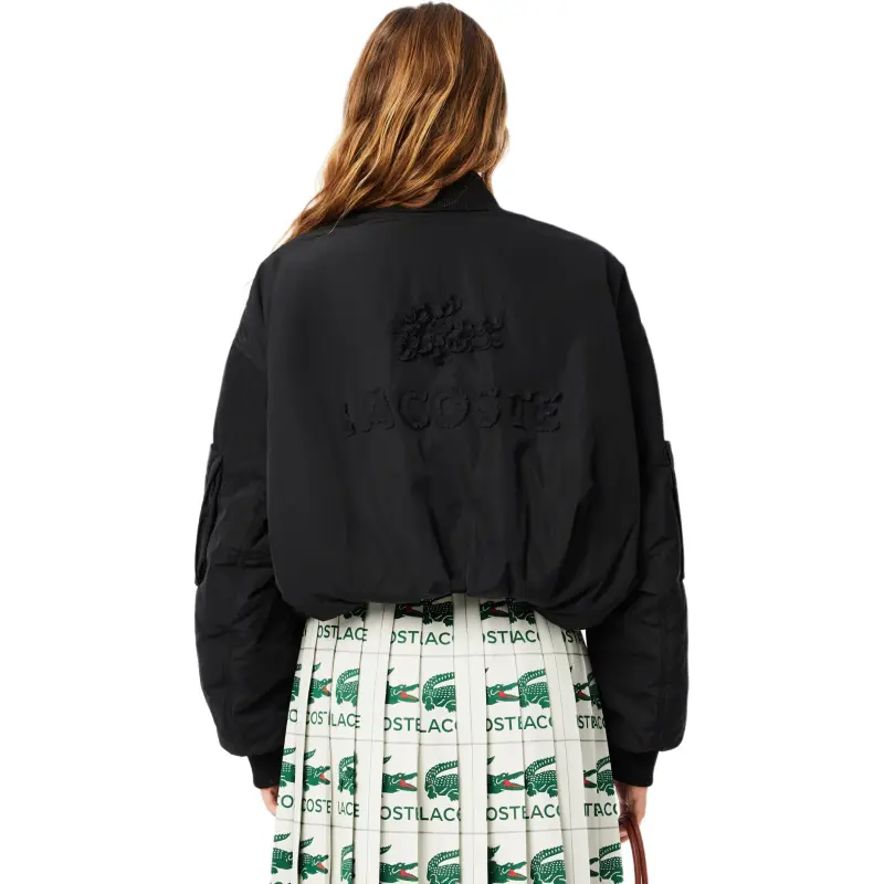 LACOSTE Embroidered Logo Bomber Jacket-3