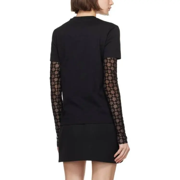 Givenchy Overlapped Tulle T Shirt-4