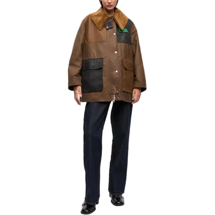 GANNI Wax coated Coat-2