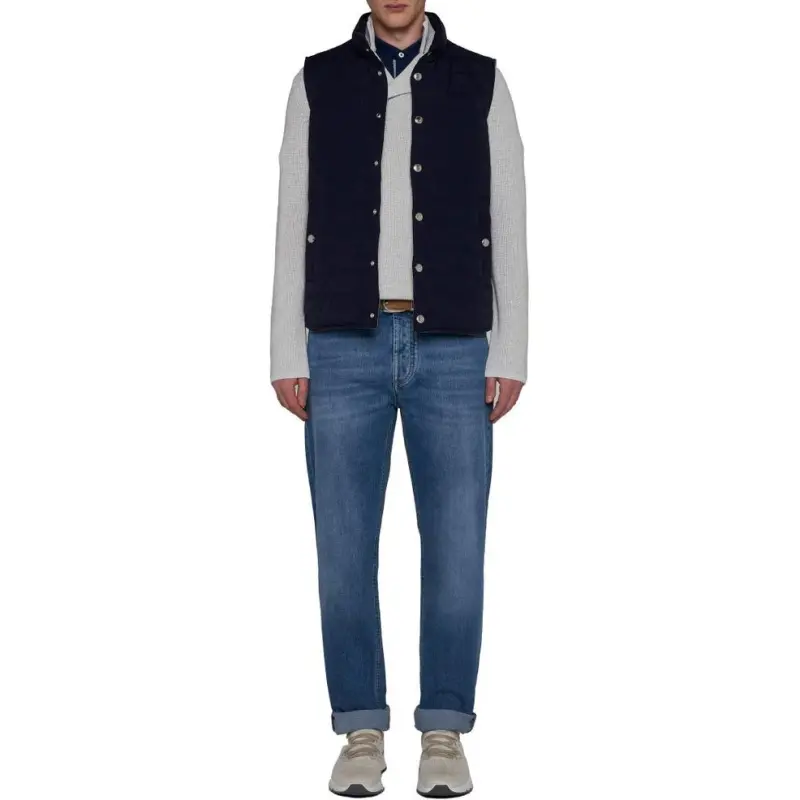 Brunello Cucinelli Mid Rise Straight Leg Jeans-1