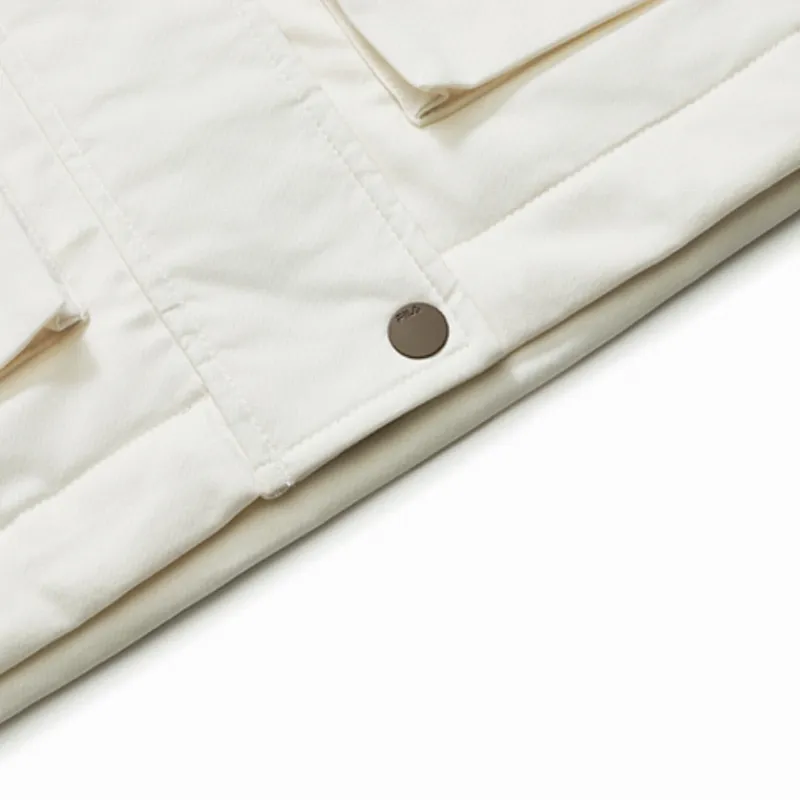 FILA FUSION Streeetspoet Puffer Jacket Winter Women's Maple White-4