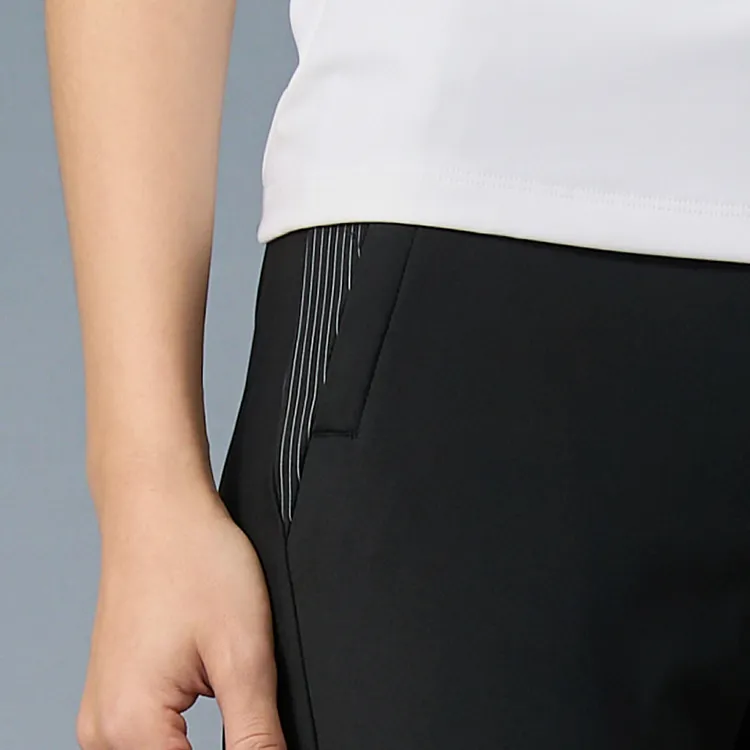 RAPIDO Knitted Sweatpants Women's Black-4