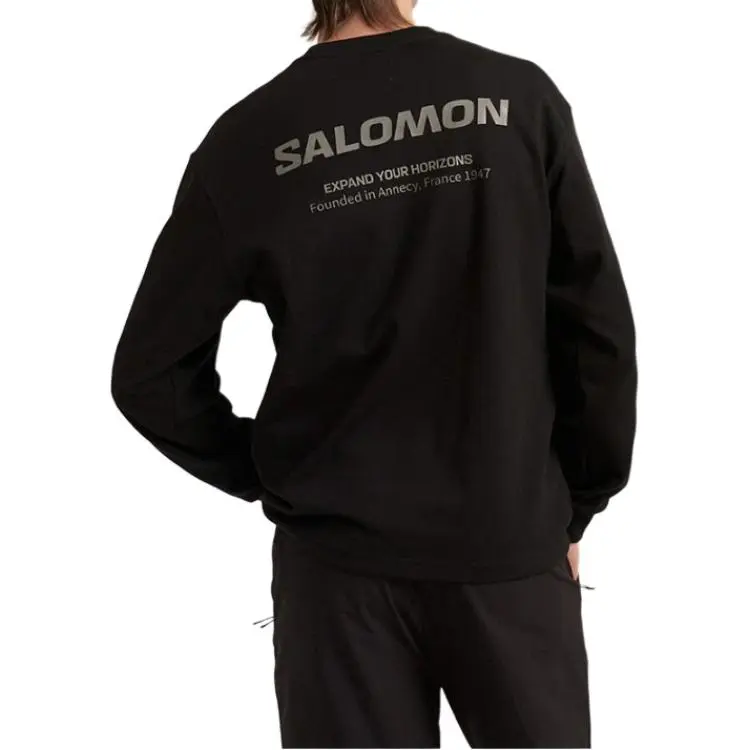 SALOMON Sweatshirts Men Black-4