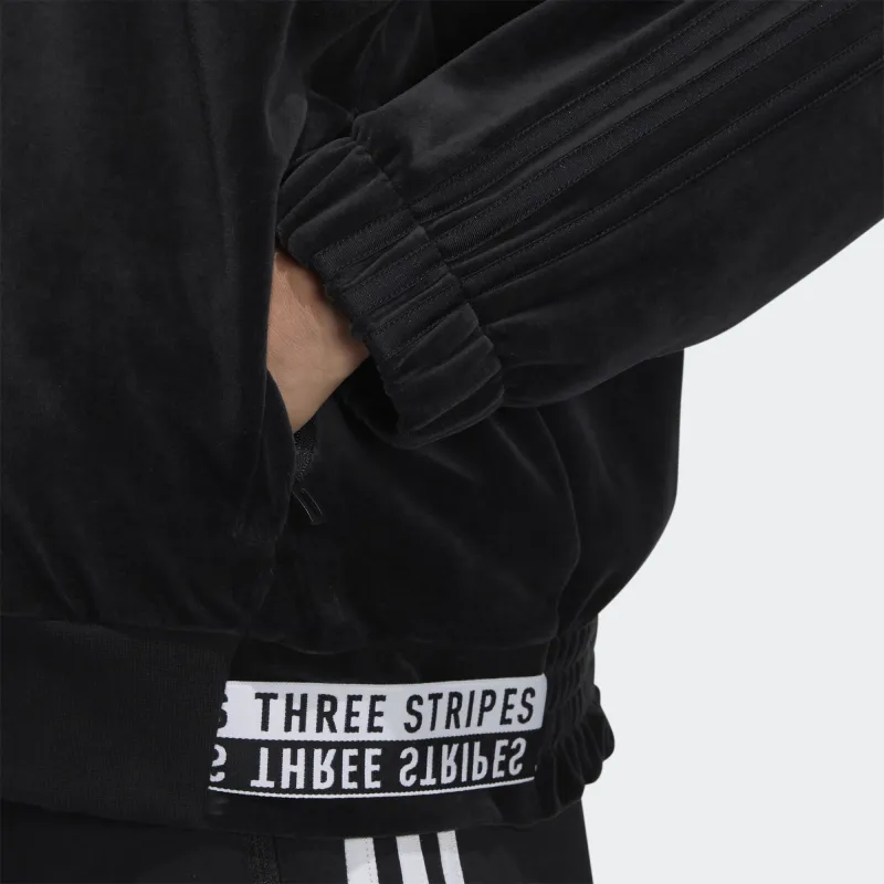 Adidas Velvet feel Coat Women's Black-4