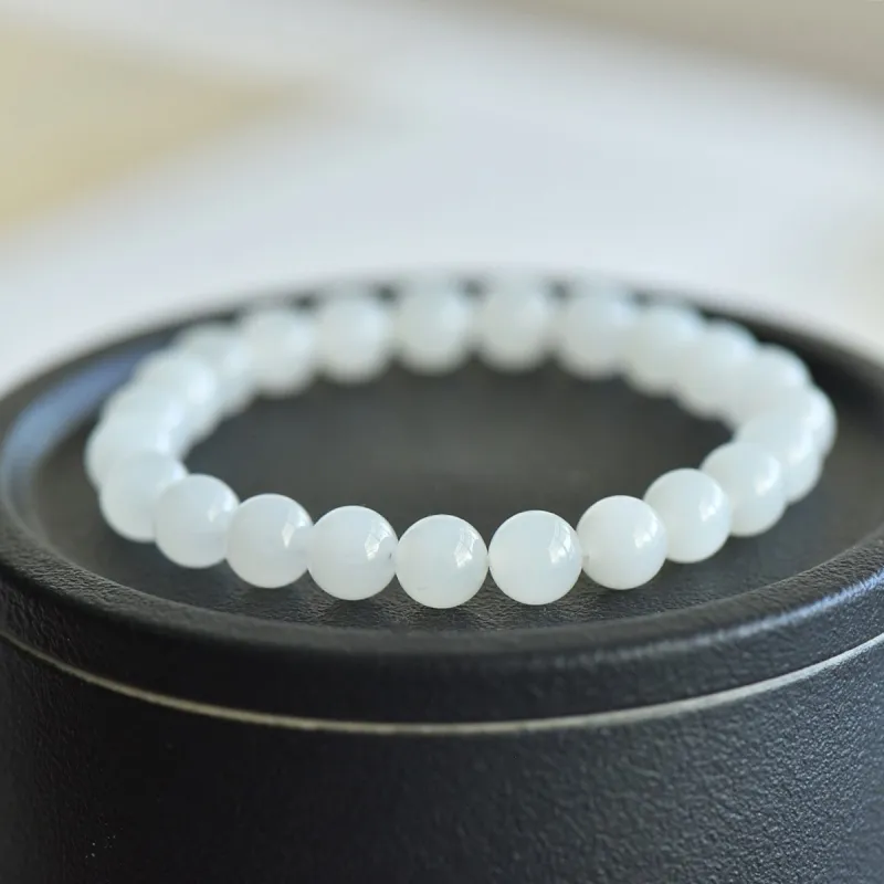 TAMINA Bracelets White Jade Unisex-4