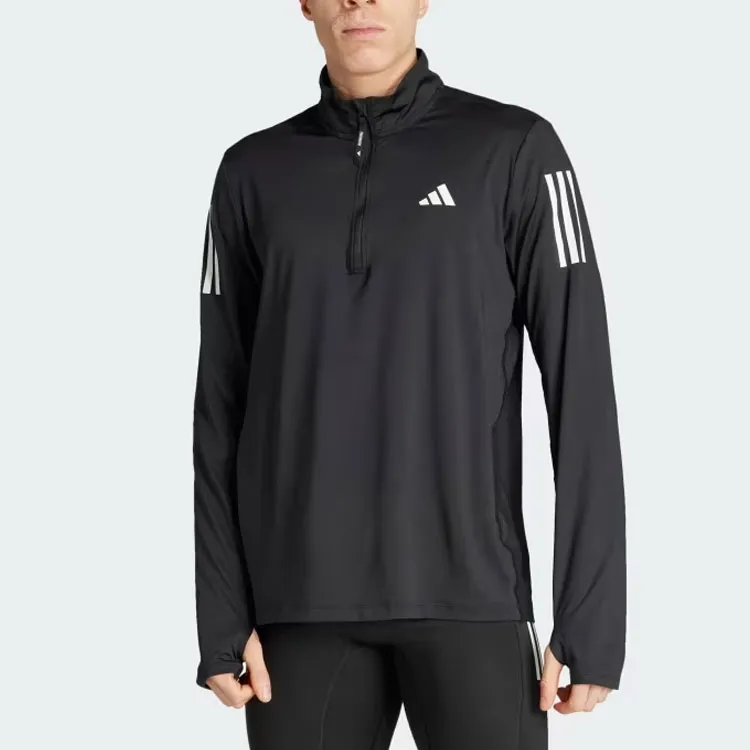 Adidas Free Shipping With AdiClub Own The Run Half Zip Jacket-2