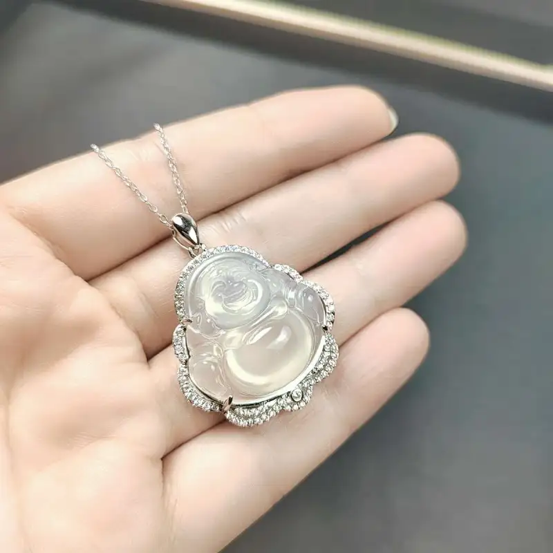 Gifts Chalcedony Necklaces Unisex-6