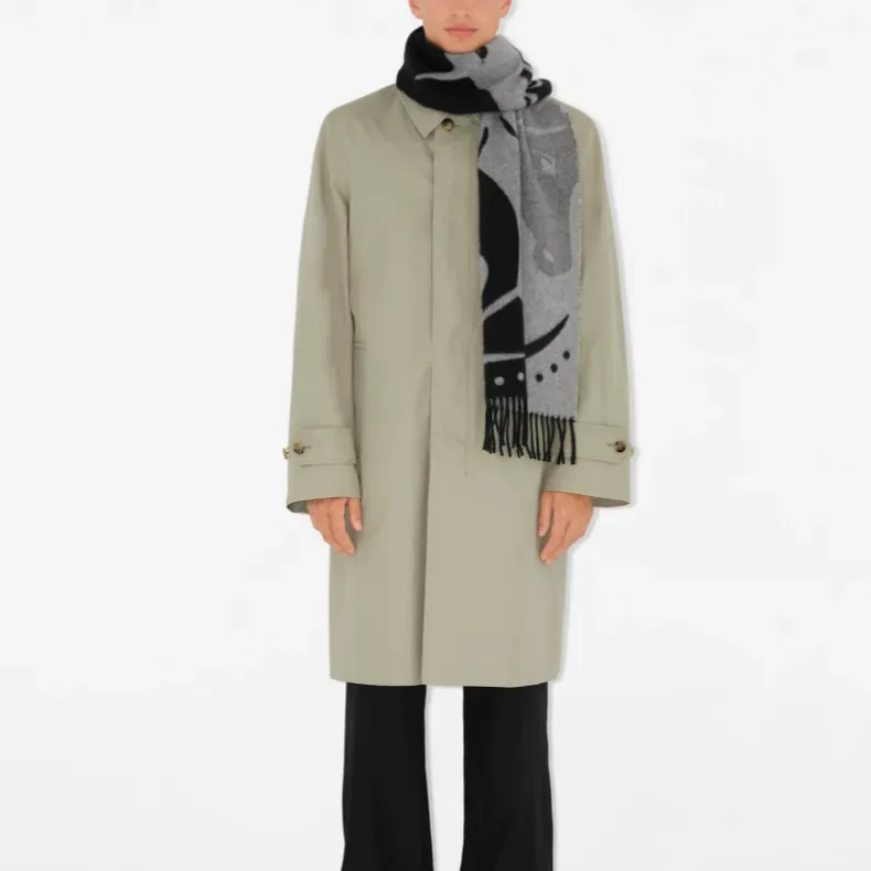 Burberry Mirrored Horse Cashmere Scarf-6