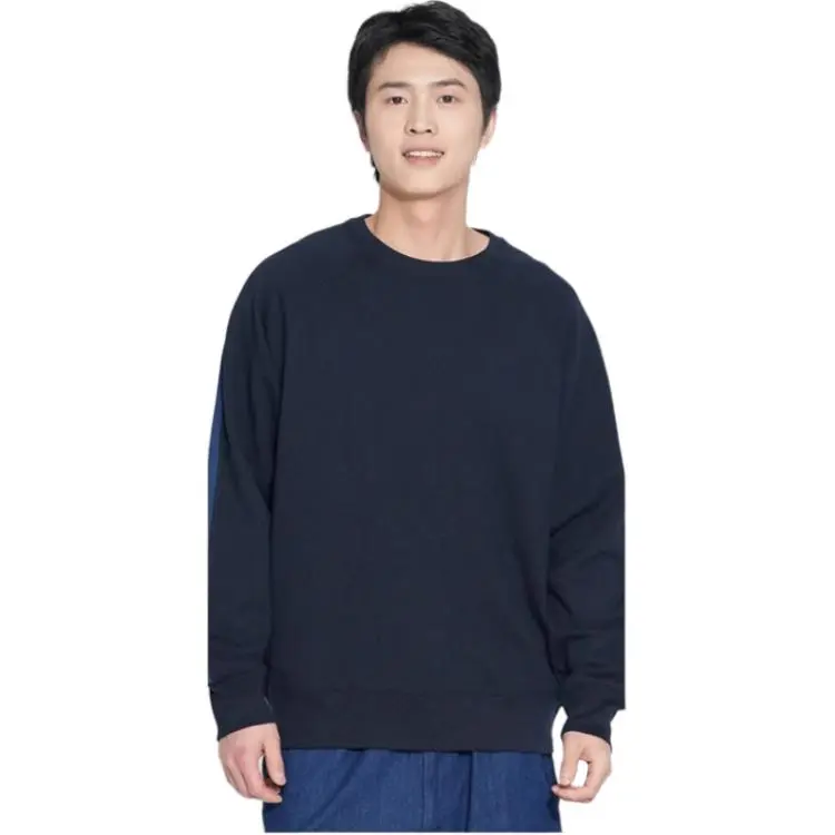 UNIQLO Sweatshirt Unisex Navy Blue-4