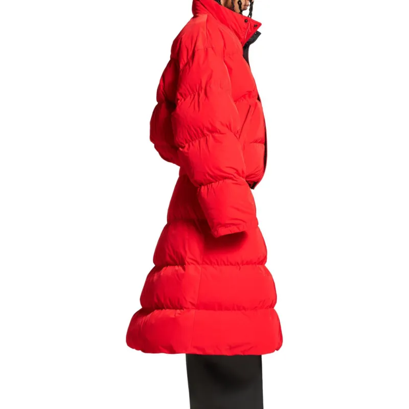 Balenciaga FW24 Casual Long Skirts Regular Fit Women's Red-5