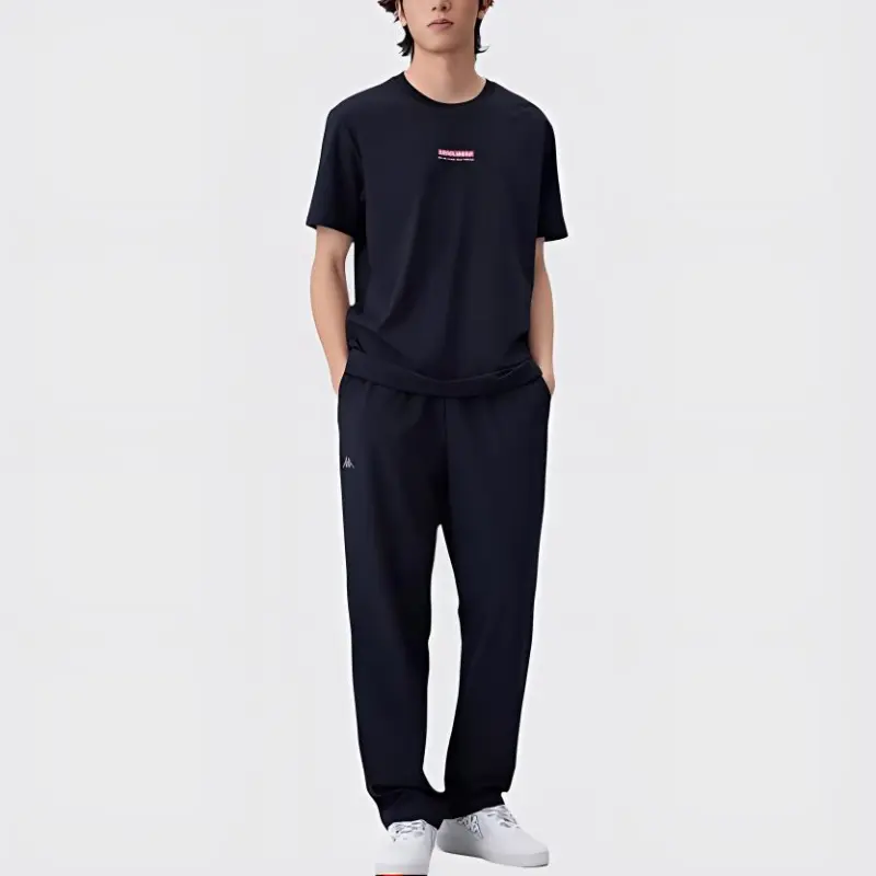 Kappa T Shirts Men Black-3