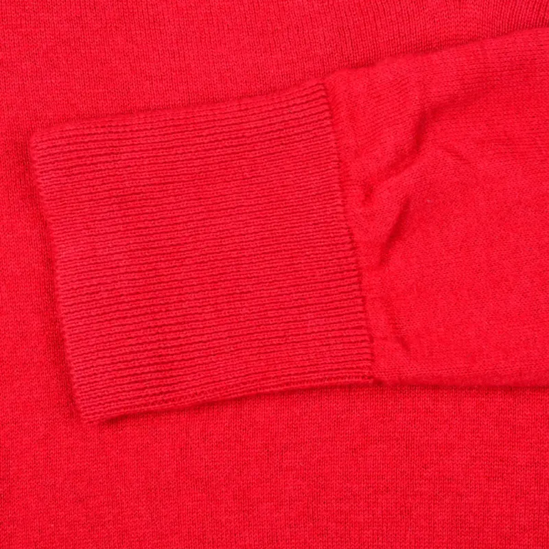 Burberry Cashmere Sweaters Men Red-6