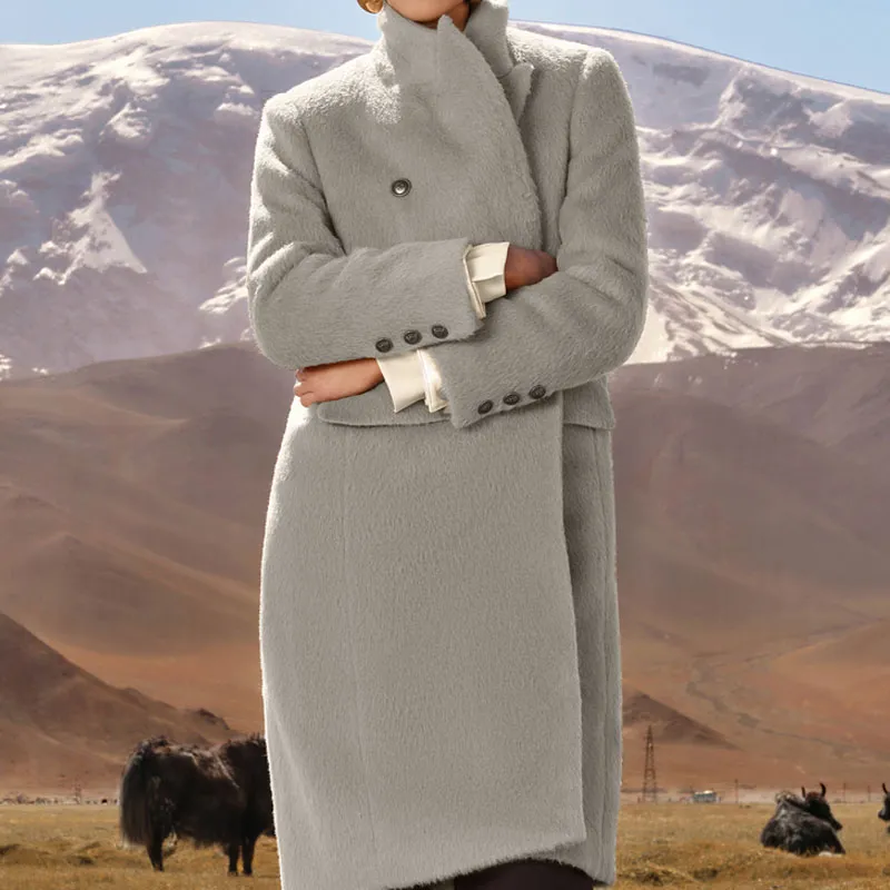 JZ Juzui Coats Women's Medium Gray-1