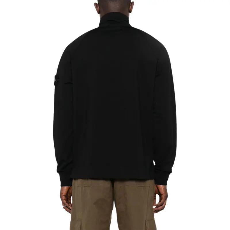STONE ISLAND Long Sleeved Polo Shirt-4