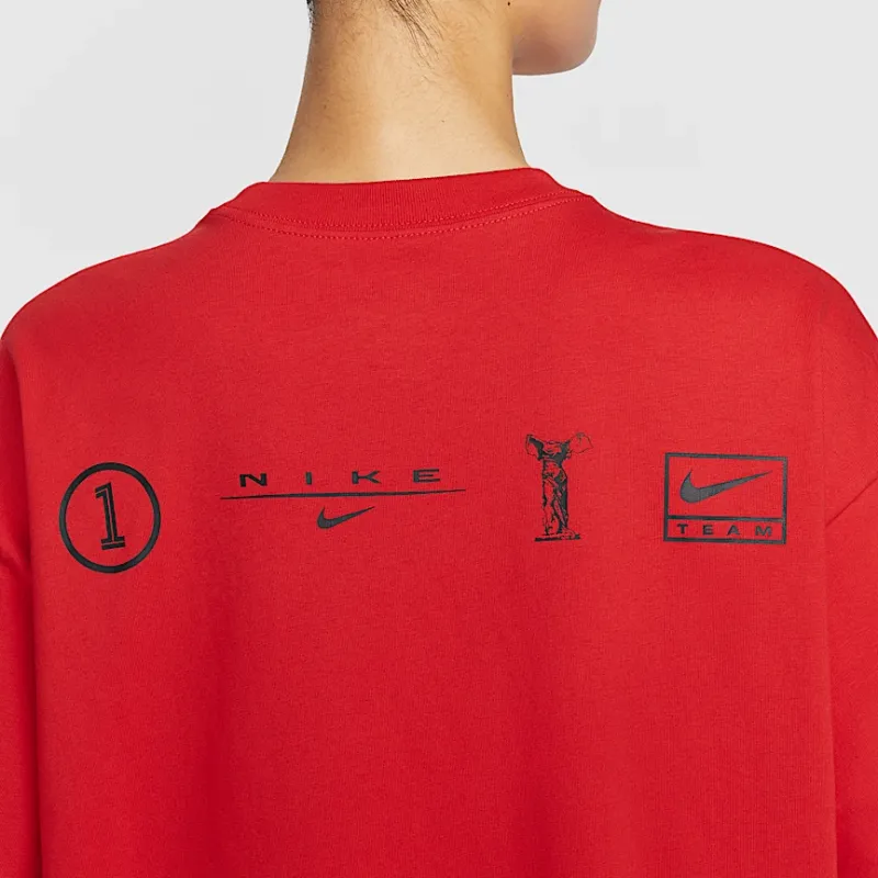 Nike Sportswear T Shirt Women's University Red-4