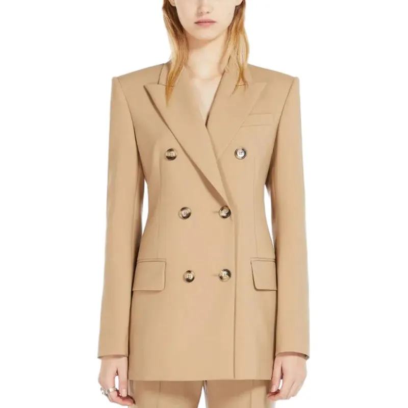 SportMax Adamo Double Breasted Long Sleeved Jacket-1