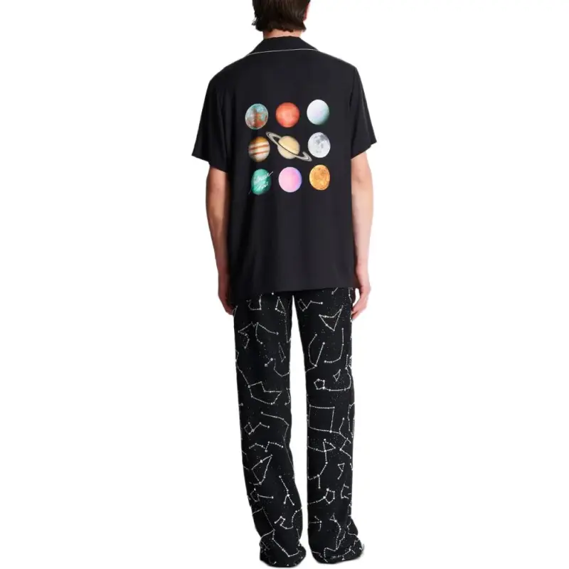 BALMAIN Planet print Shirt-4