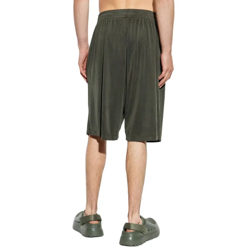 GIORGIO ARMANI Stretch Cupro Bermuda Shorts-2