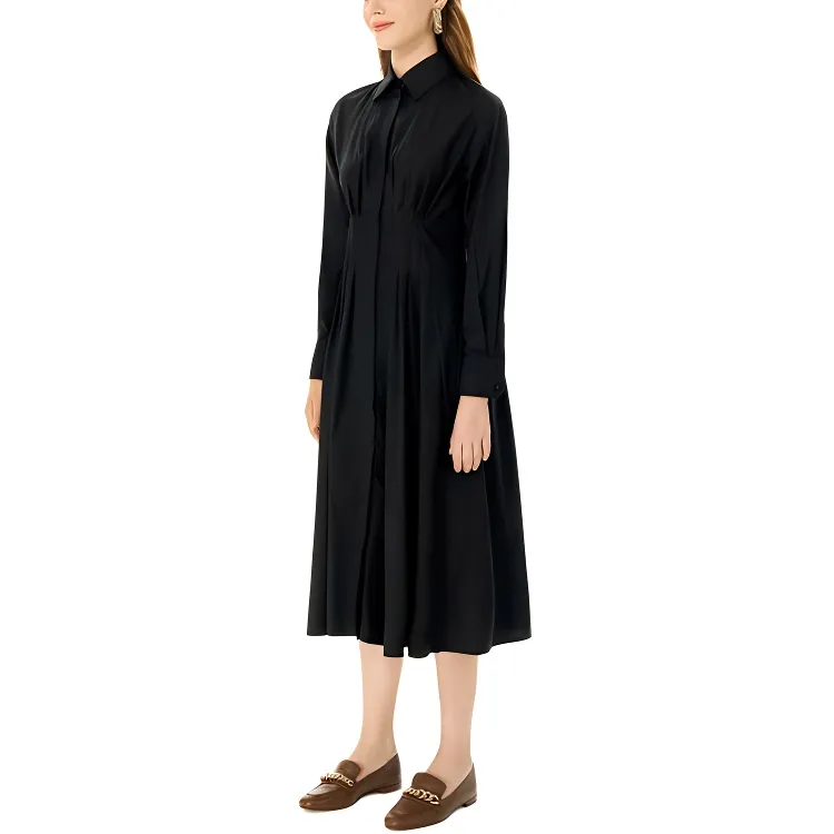 MaxMara Long Sleeved Dresses Women's Black-2
