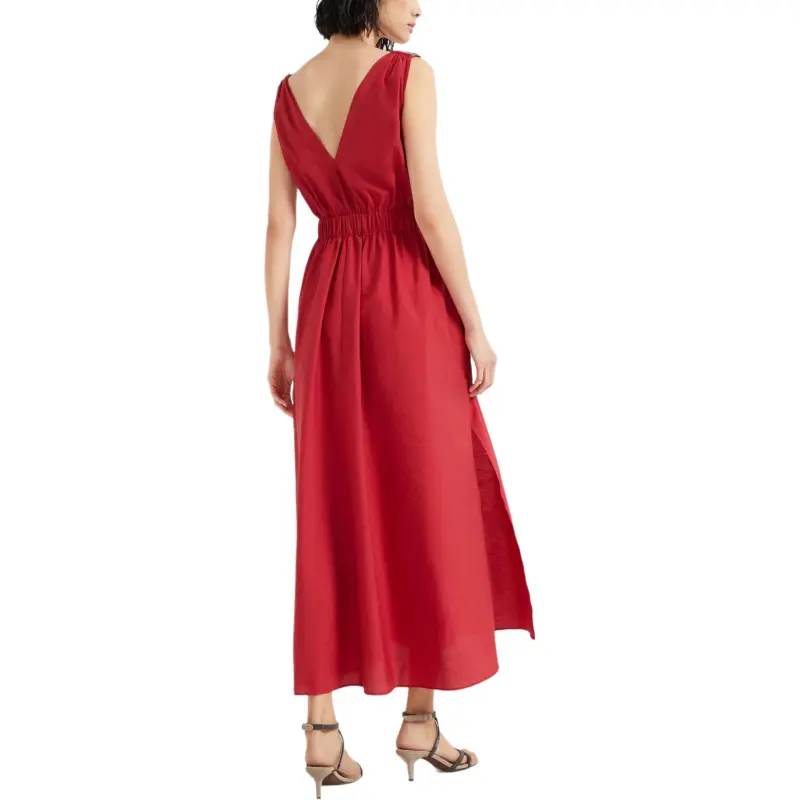 Brunello Cucinelli Poplin Midi Dress-2