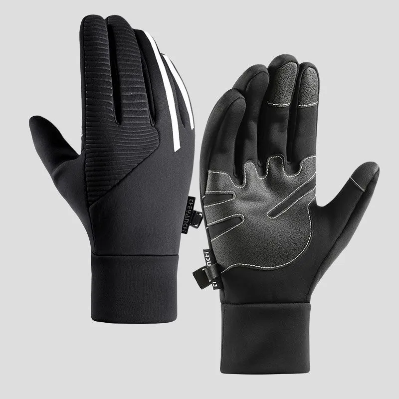 AAJF High Density Polyamide+Silicone+Conductive Leather Gloves Unisex-1