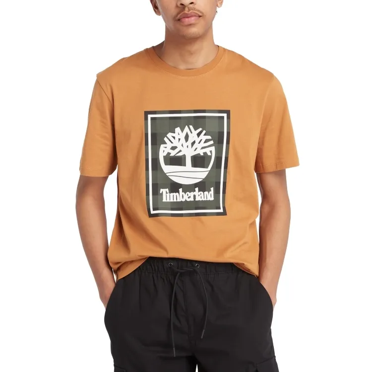 Timberland T Shirt Men's Yellow-4