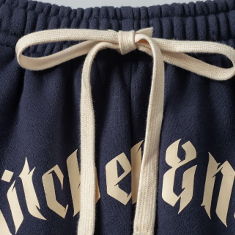 Mitchell Ness Casual Shorts Men Navy Blue-2