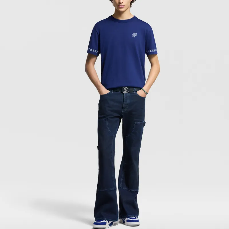 LOUIS VUITTON 1AHECF Signature Short Sleeved Crewneck-1