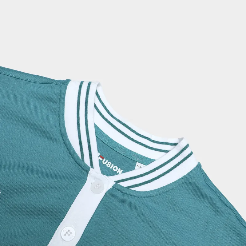 FILA FUSION Polo Shirt Women's Pine Green-3