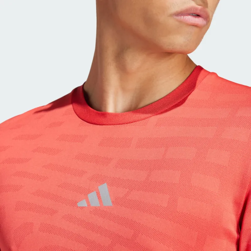 Adidas T Shirts Men Orange-3
