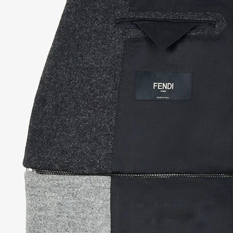 FENDI FW21 Jackets & Coats Men's Gray-4